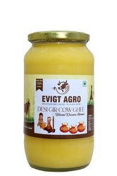Premium Desi Gir Cow Ghee By Evigt Agro | High In Protein Fiber Healthy Desi Ghee Good For Cooking | (1 Litr) 33.8 Ounce | Jar Pack